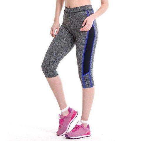 Swim4Fit Leggings Blue / L New Arrival High Waist Fitness Yoga Sport Pants Stretch Cropped Leggings Outdoor Fitness Pants#20