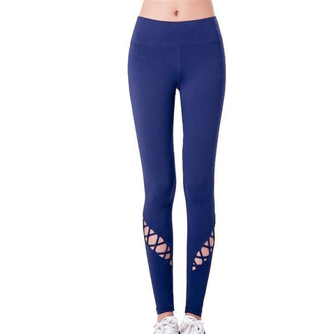 Swim4Fit Leggings Blue / L Quick Dry Tight Fitting Breathable Yoga Pants