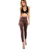 Swim4Fit Leggings Brown / XS Women's Velvet Leggings