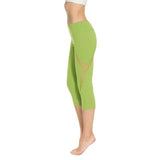 Swim4Fit Leggings Green / L Women Sports Tights Capris Gym Slim Yoga Pants High Waist Stretch Workout Leggings Sportswear Clothes Fitness Trousers for Women