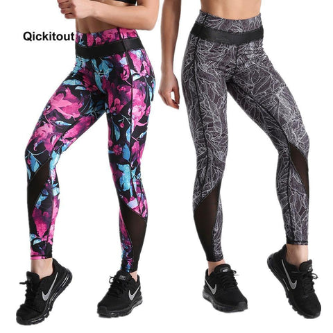 Swim4Fit Leggings Women's Sexy Mesh Sports Leggings