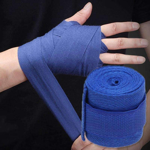 Swim4Fit Martial Arts 1pc 2.5M Cotton kick boxing bandage wrist straps Sport Strap Boxing Bandage Muay MMA Taekwondo Hand Gloves Wraps Hand Protection