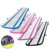 Swim4Fit Martial Arts Inflatable Air Track Training Tumbling Floor Gymnastics Practice Pad GYM Mat Cheerleading Mat Trick Pad For Taekwondo Gym Sports