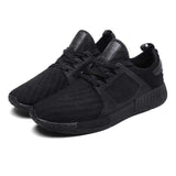 Swim4Fit Men's Shoes black / 10 Men Shoes Flykitting Fabric Breathable Mesh Upper Sports Shoes Antiskid Shoes For Spring Autumn Winter Y02 Black