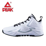 Swim4Fit Men's Shoes PEAK Ares Reborn Men Basketball Shoes Shock Absorption Cushion-3 Tech Sneakers Breathable High-Top Athletic Training Ankle Boots