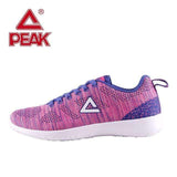 Swim4Fit Men's Shoes Pink / 38 PEAK Women Walking Shoes Breathable Textile Lace Up Cushion Women Platform Sneakers Sport Flats Jogging Walking Shoes Zapatillas