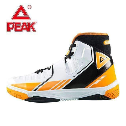 Swim4Fit Men's Shoes White Orange / 42 PEAK SPORT Monster 3.3 Men Basketball Shoes FOOTHOLD Tech Athletic Training Ankle Boots Breathable Comfortable Sports Sneakers