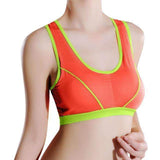 Swim4Fit Women's Bra Orange Women's Solid Wrap Two Color Sports Bra