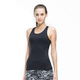 Swim4Fit Women's Shirt Black / L Womens Tight Nylon Yoga Tank Top