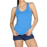 Swim4Fit Women's Shirt Blue / S Women's Sport Racerback Tank Top