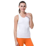 Swim4Fit Women's Shirt White / L Womens Tight Nylon Yoga Tank Top