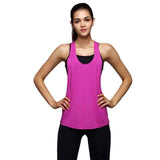 Swim4Fit Women's Shirt Women's Loose Quick Dry Running Tank Top