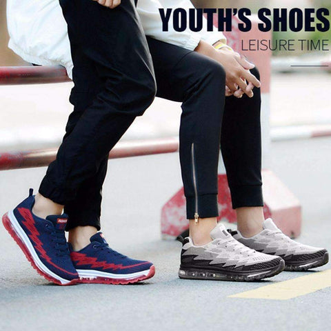 Swim4Fit Women's Shoes OUTAD Men Women Air Cushion Running Shoes Super Light Adult Sneakers Multi-Color Sports Shoes For Sport Training Gym Exercise