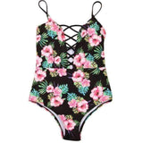Swim4Fit Women's Swimwear Multicolor / S Women's Strappy One-piece swimsuit