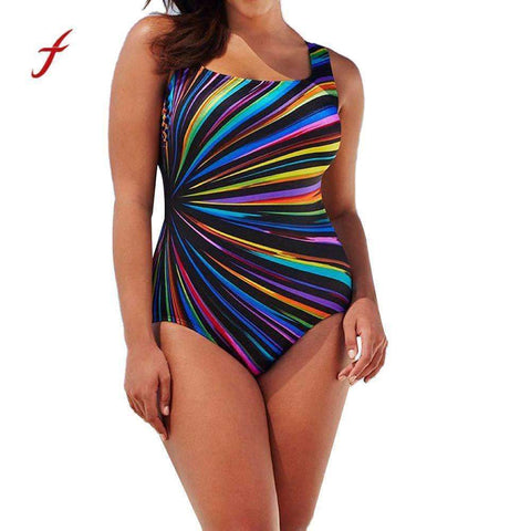 Swim4Fit Women's Swimwear Women's One Piece Backless Padded Wire Free Swim suit