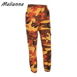 Swim4Fit Womens Wear Orange / S 2017 Women Camouflage Pants Casual Camo Sweatpant Fashion Harem Autumn Winter Pants High Waist Loose Ladies Trousers Streetwear