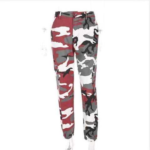 Swim4Fit Womens Wear Purple / S 2017 Women Camouflage Pants Casual Camo Sweatpant Fashion Harem Autumn Winter Pants High Waist Loose Ladies Trousers Streetwear